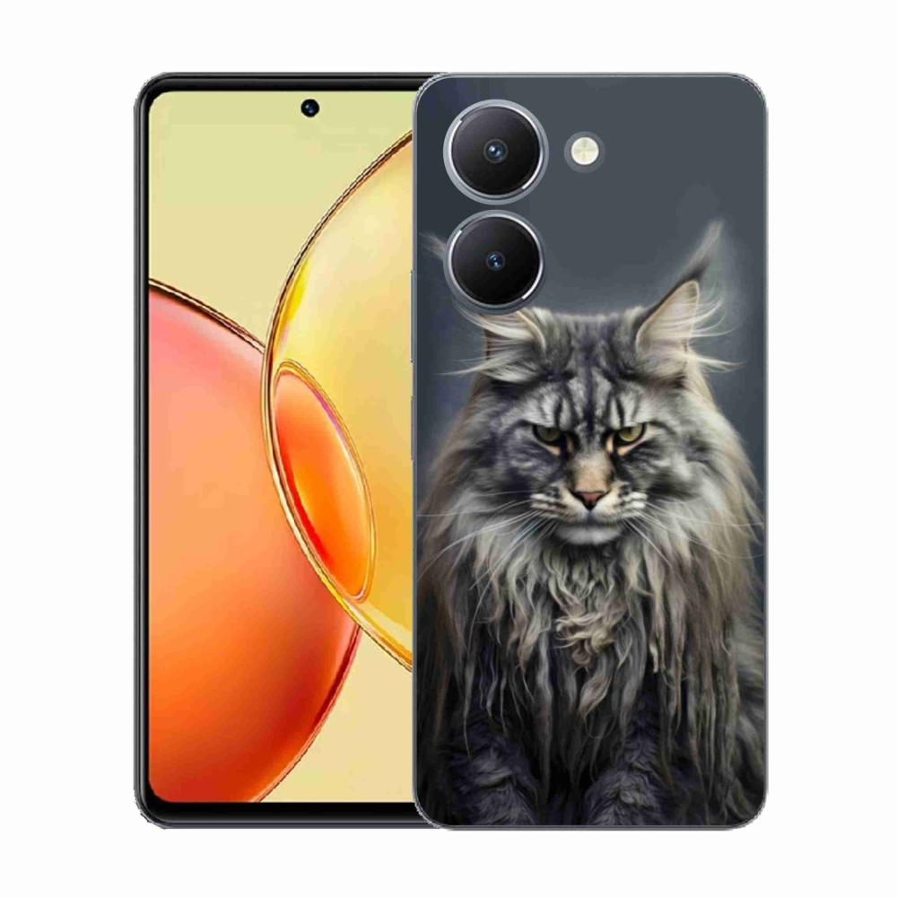 Gélový kryt mmCase na Vivo Y36 - mačacie pohľad 4
