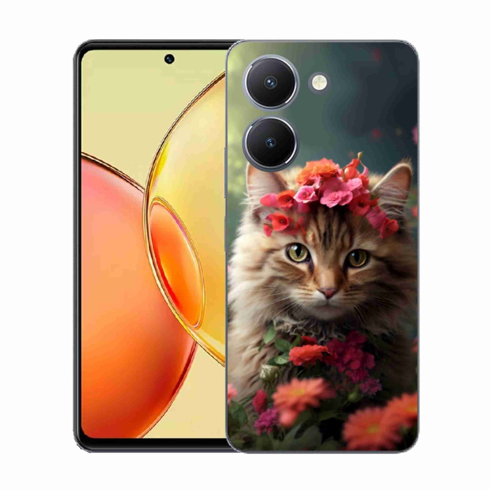 Gélový kryt mmCase na Vivo Y36 - mačacia princezná
