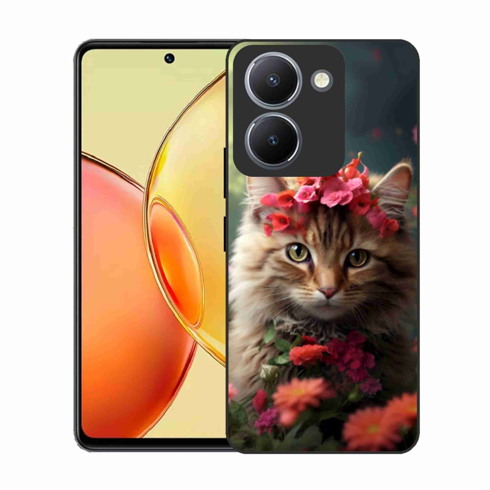 Gélový kryt mmCase na Vivo Y36 - mačacia princezná