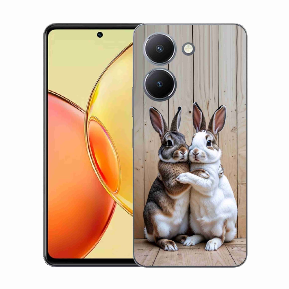 Gélový kryt mmCase na Vivo Y36 - králičie pár