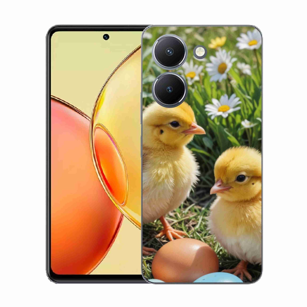 Gélový kryt mmCase na Vivo Y36 - kuriatka