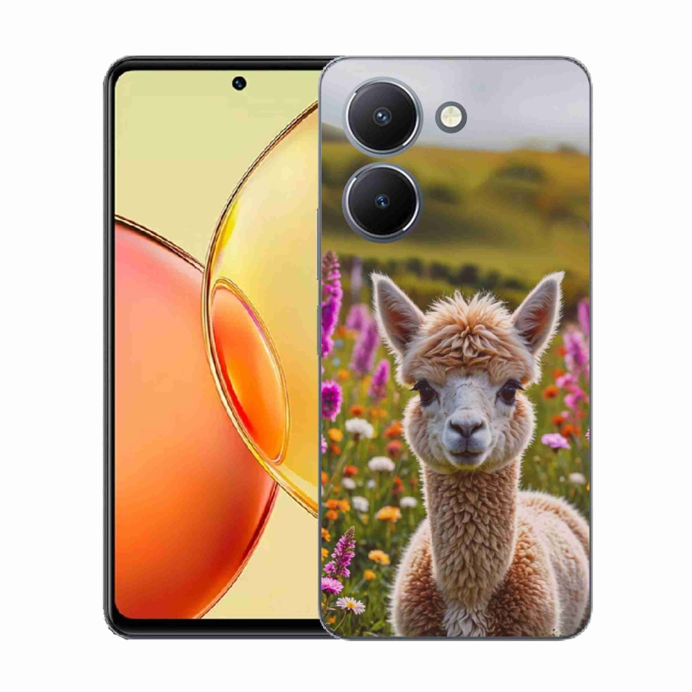 Gélový kryt mmCase na Vivo Y36 - lama na lúke