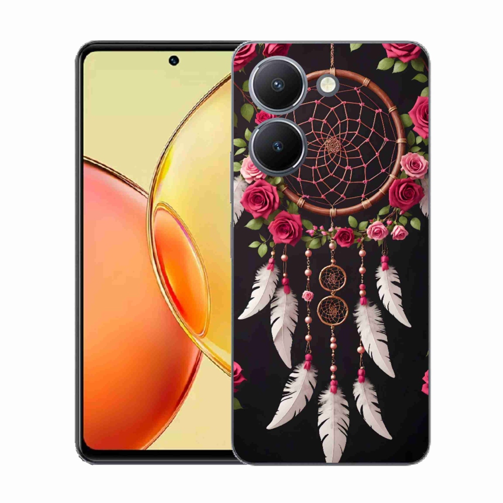 Gélový kryt mmCase na Vivo Y36 - lapač snov s ružami