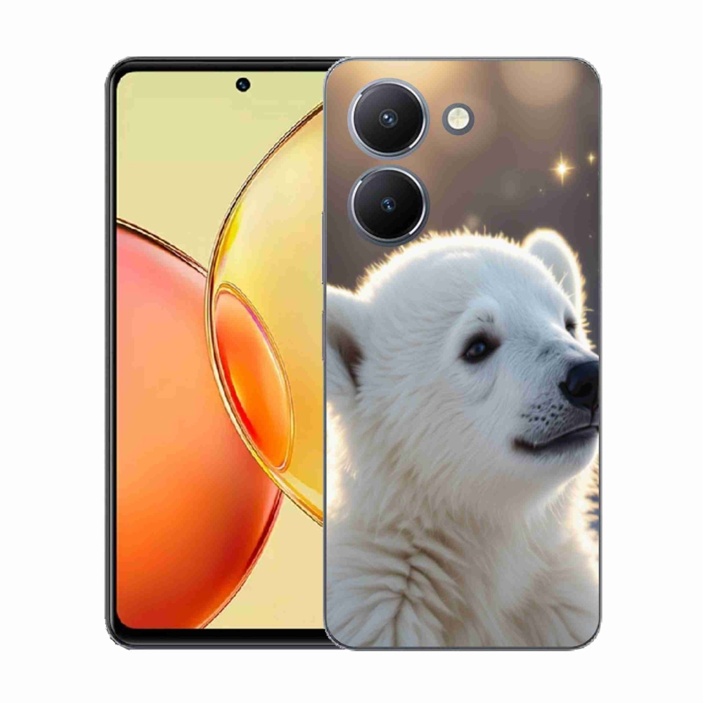 Gélový kryt mmCase na Vivo Y36 - ľadový medveď