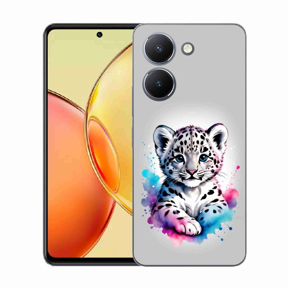 Gélový kryt mmCase na Vivo Y36 - leopardej mláďa