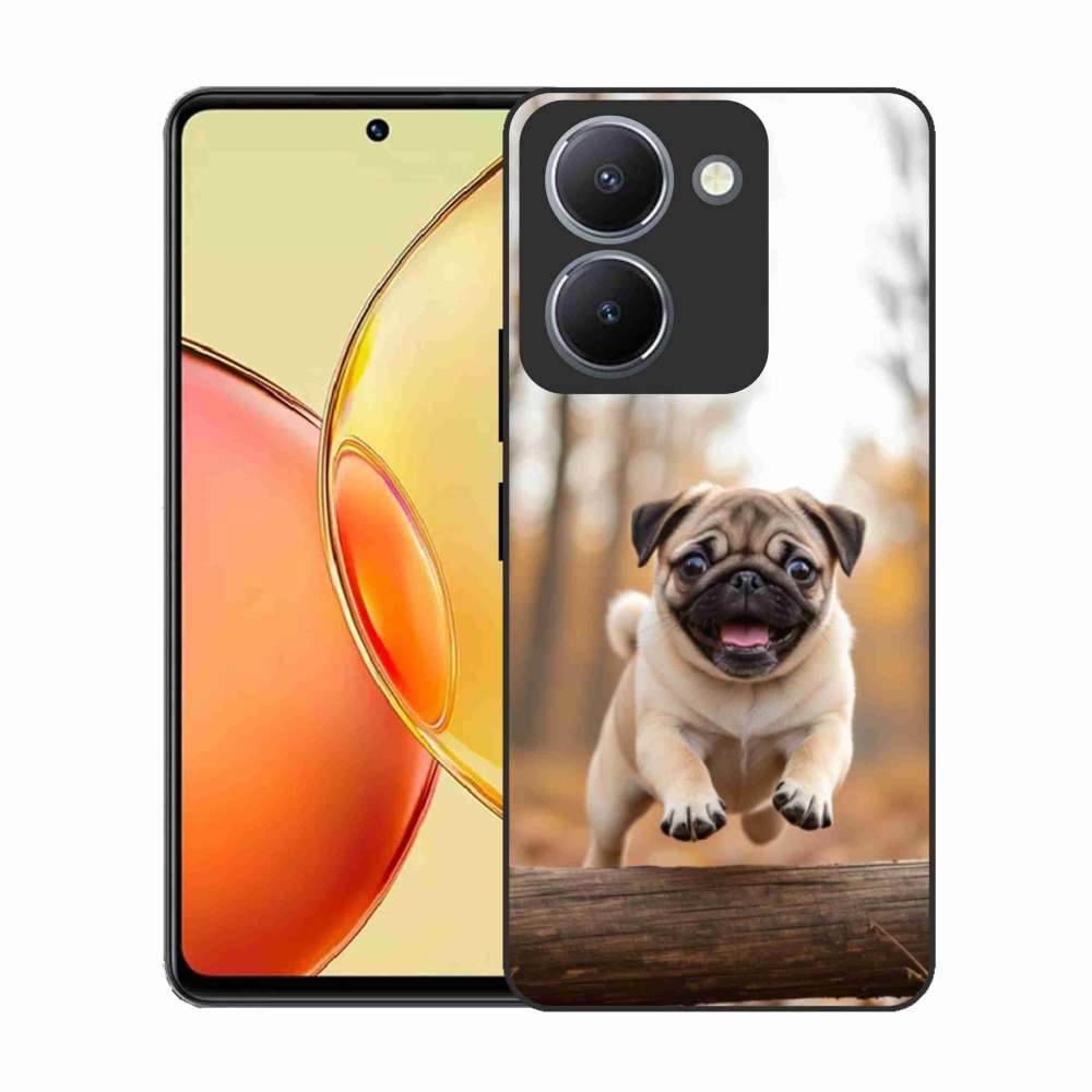 Gélový kryt mmCase na Vivo Y36 - mops 2