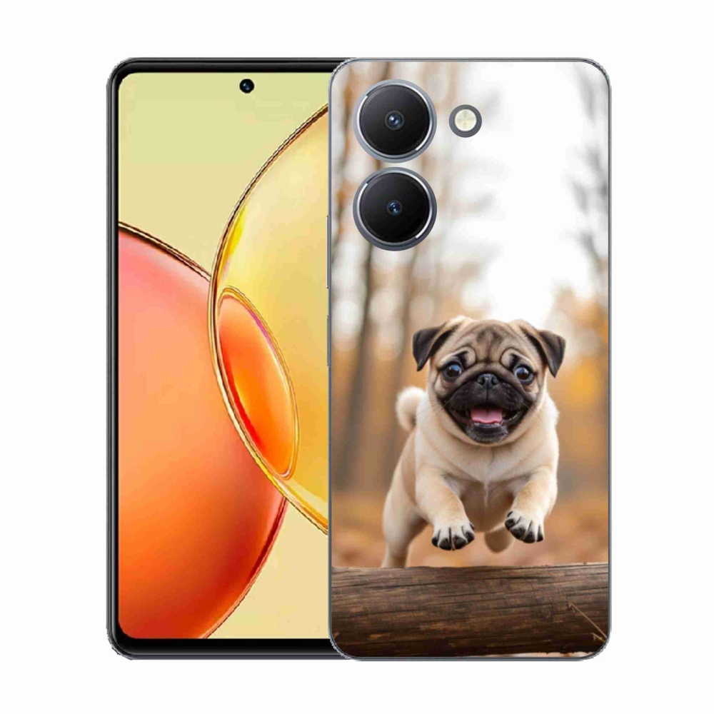 Gélový kryt mmCase na Vivo Y36 - mops 2