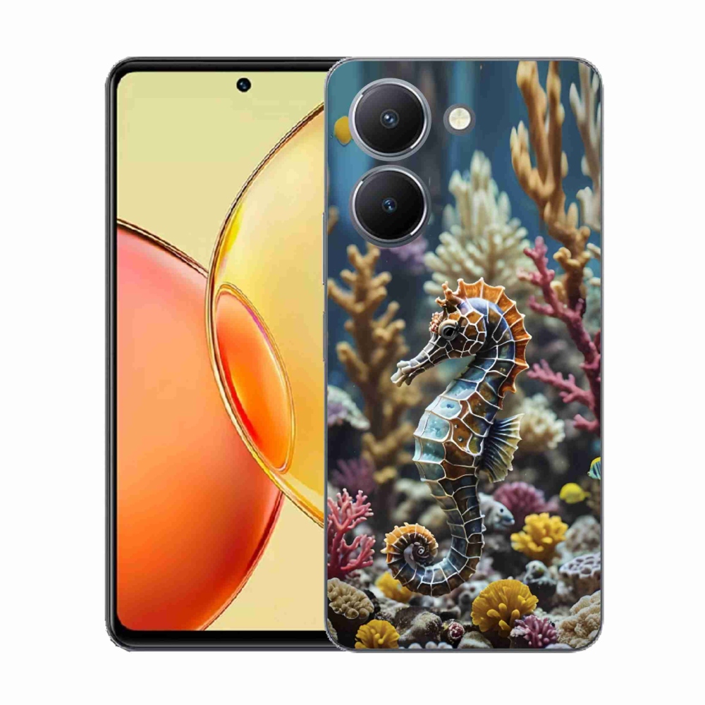 Gélový kryt mmCase na Vivo Y36 - morský koník 2