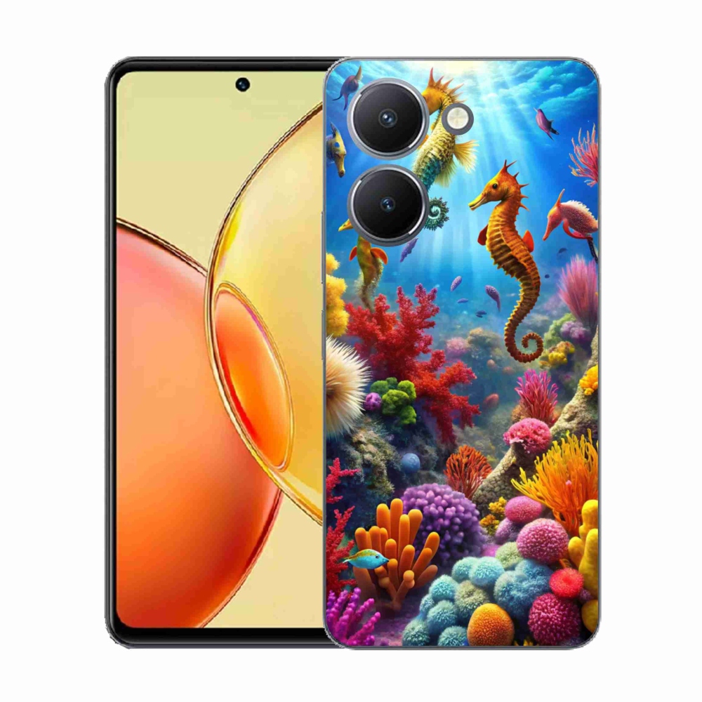 Gélový kryt mmCase na Vivo Y36 - morský svet 3