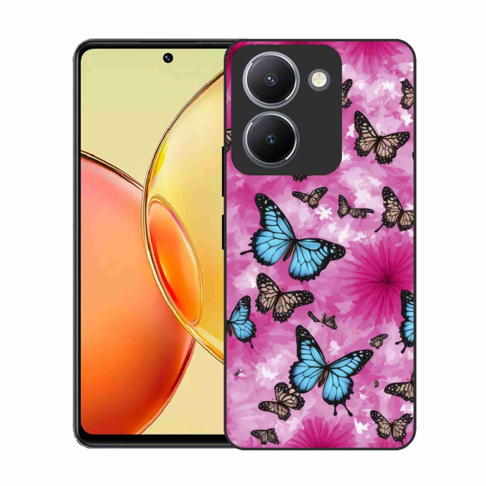 Gélový kryt mmCase na Vivo Y36 - motýlia záhrada