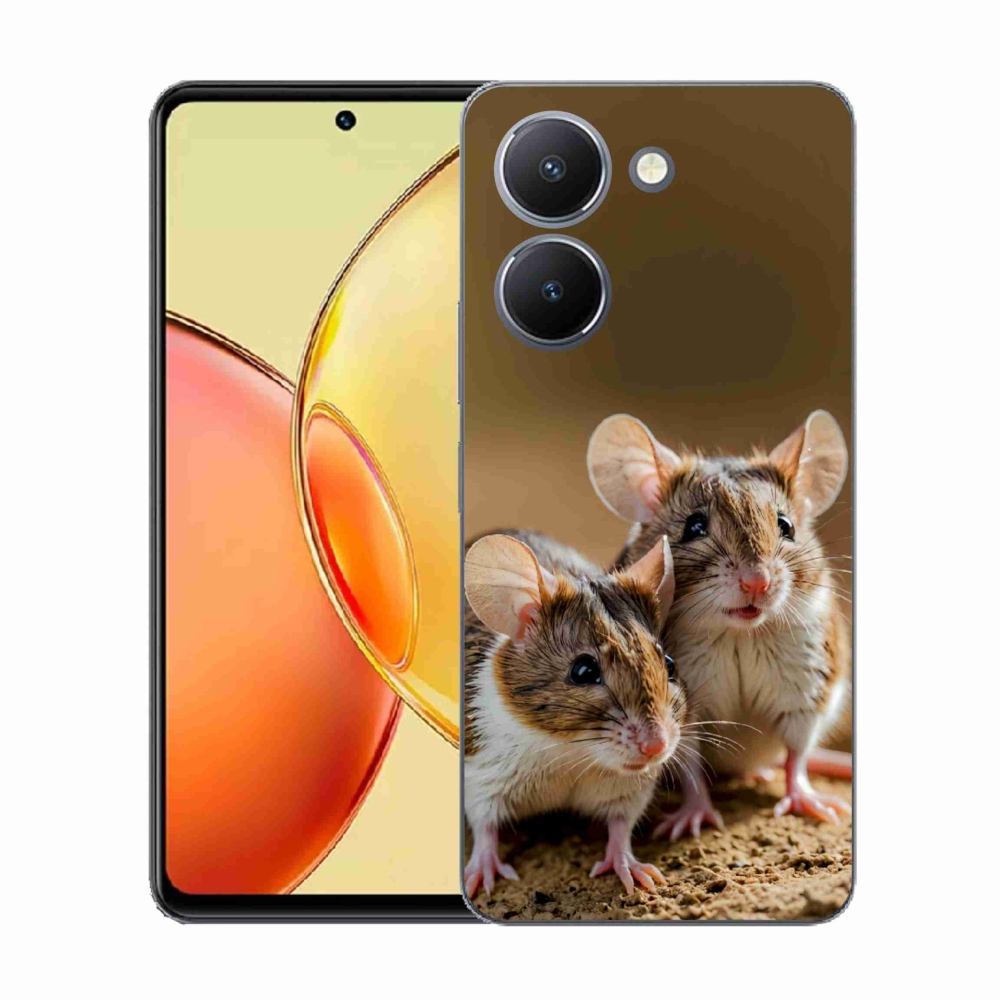 Gélový kryt mmCase na Vivo Y36 - myší duo
