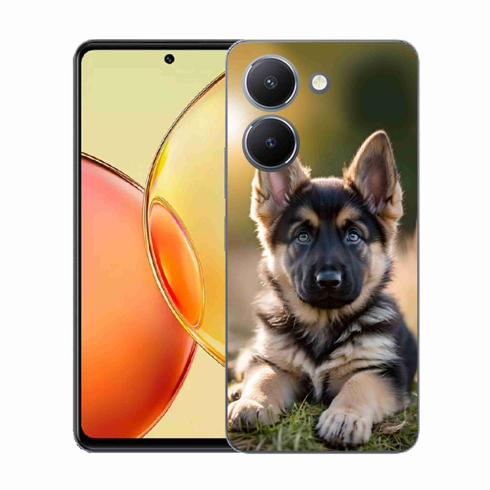 Gélový kryt mmCase na Vivo Y36 - nemecký ovčiak v prírode