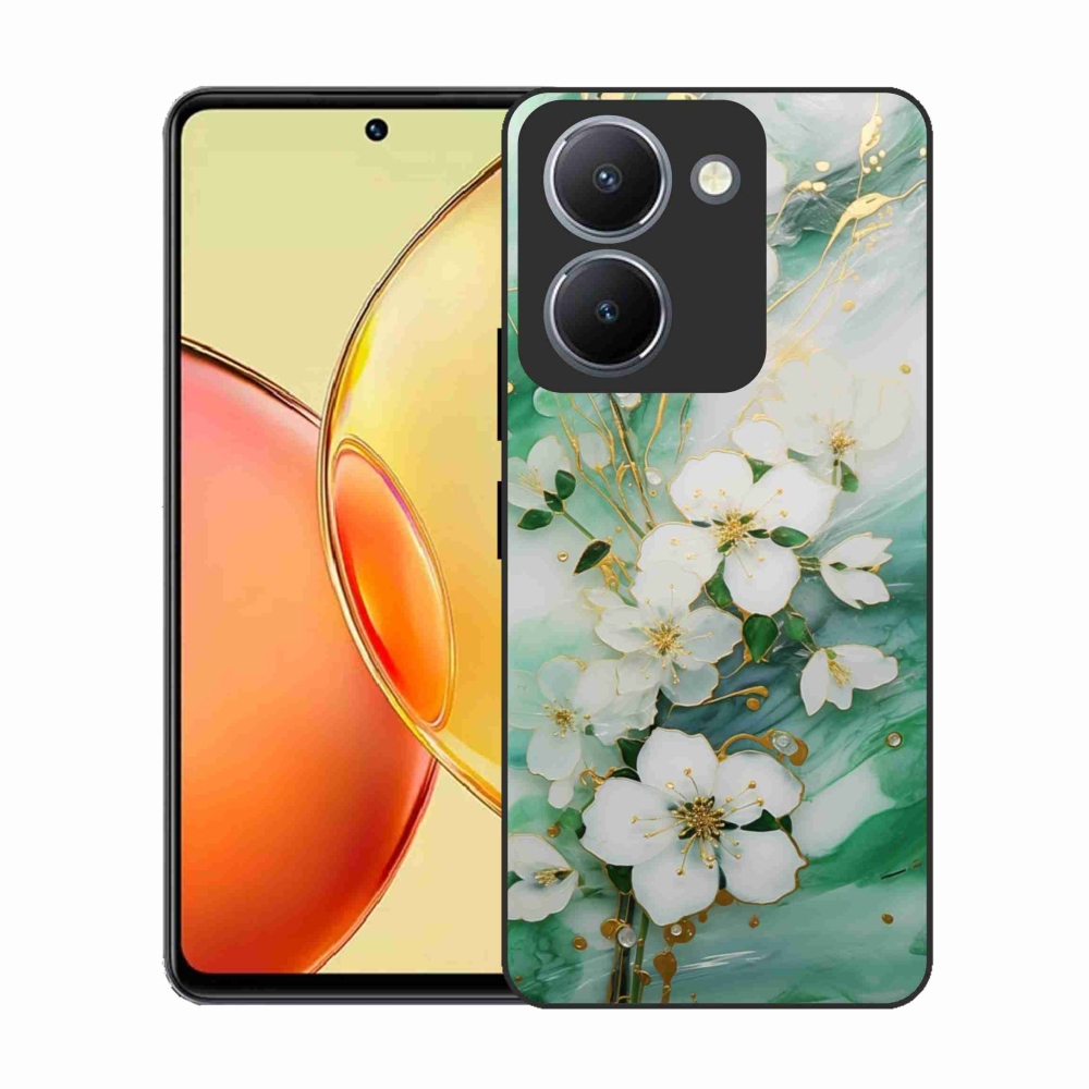 Gélový kryt mmCase na Vivo Y36 - nežné kvety