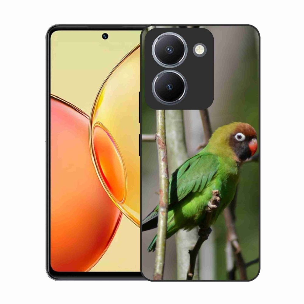 Gélový kryt mmCase na Vivo Y36 - papagáj agapornis