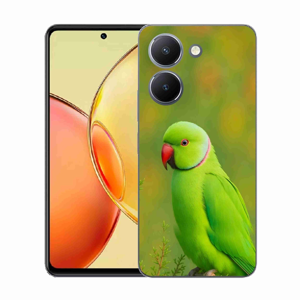 Gélový kryt mmCase na Vivo Y36 - papagáj Alexandr 2
