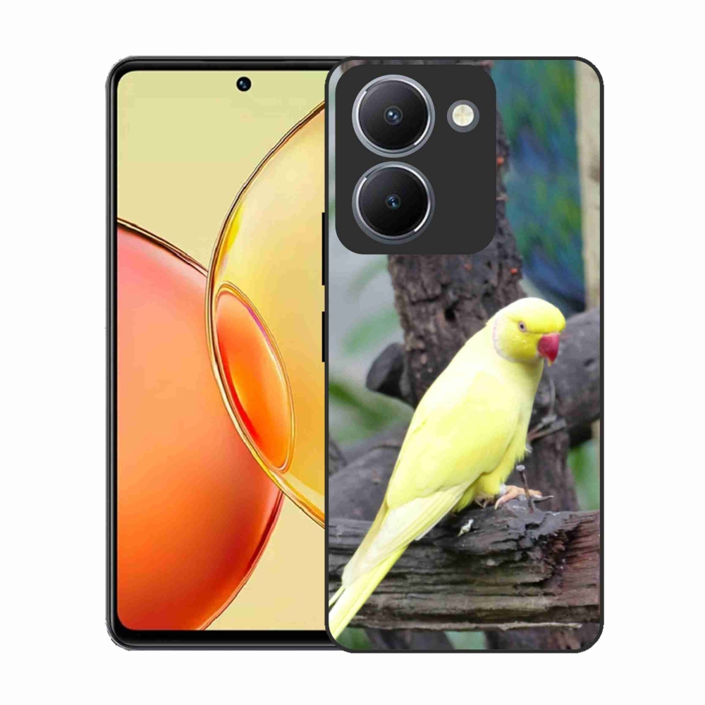 Gélový kryt mmCase na Vivo Y36 - papagáj alexander žltý