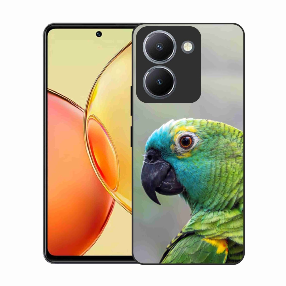 Gélový kryt mmCase na Vivo Y36 - papagáj amazoňan