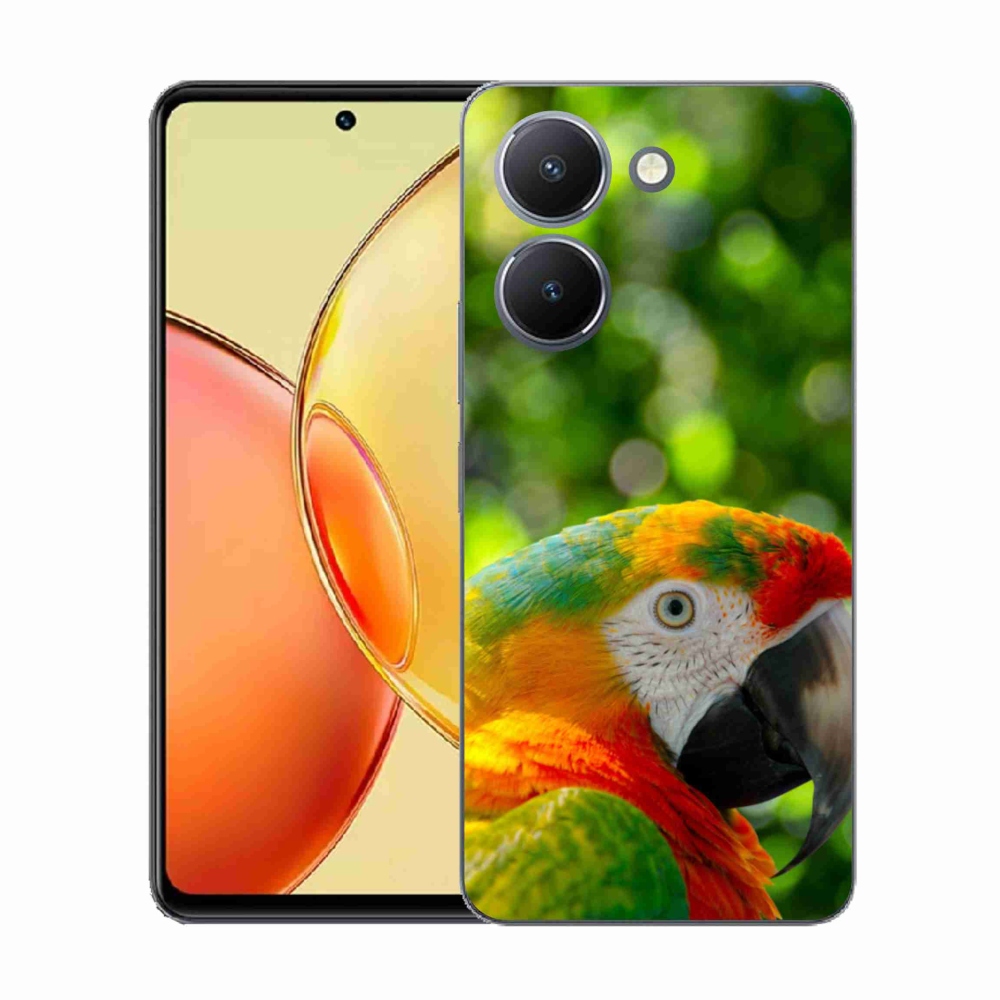 Gélový kryt mmCase na Vivo Y36 - papagáj ara 3