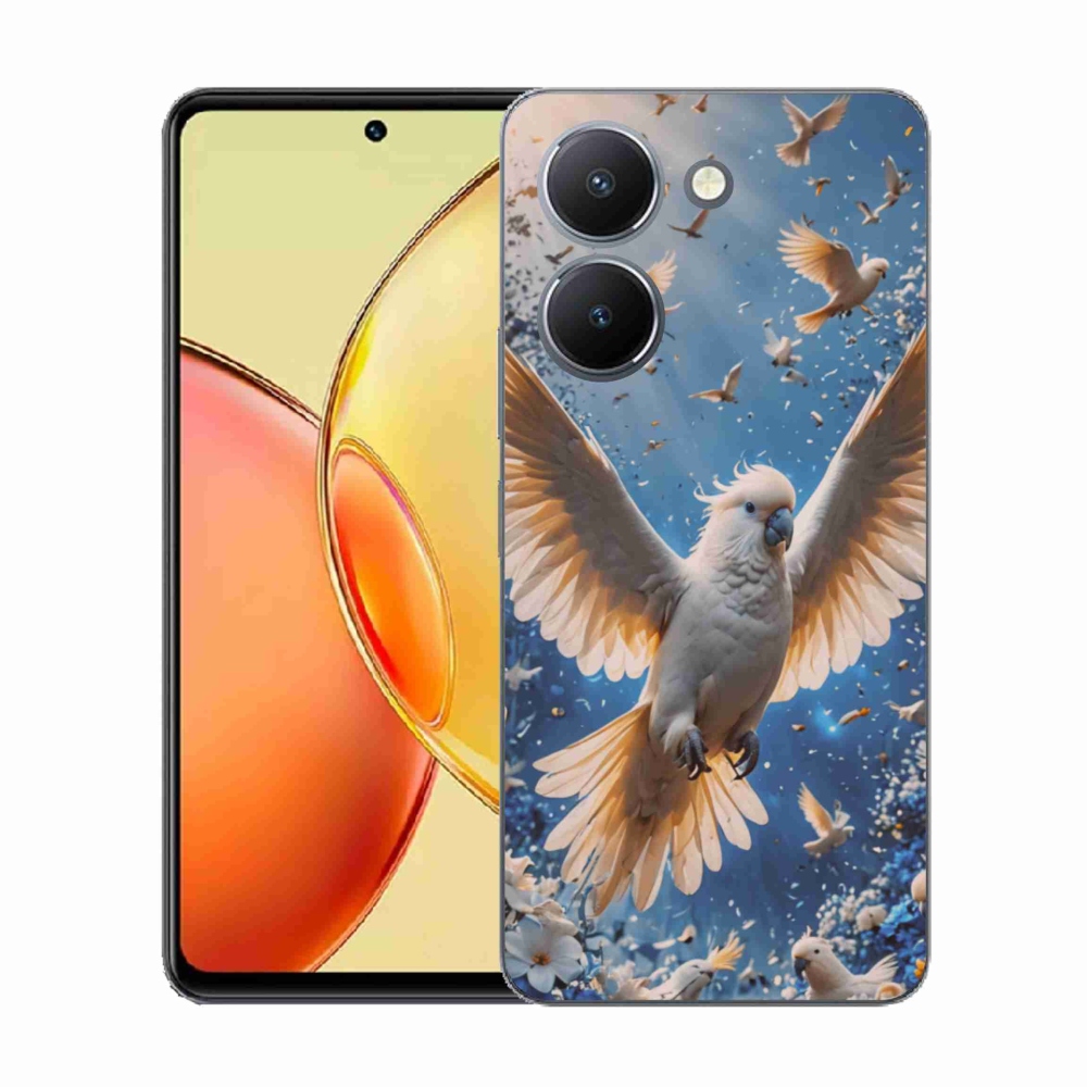Gélový kryt mmCase na Vivo Y36 - papagáj kakadu