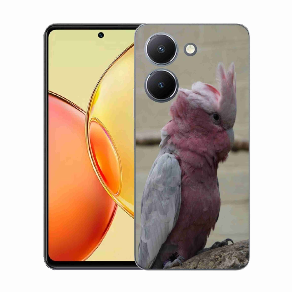 Gélový kryt mmCase na Vivo Y36 - papagáj kakadu ružový