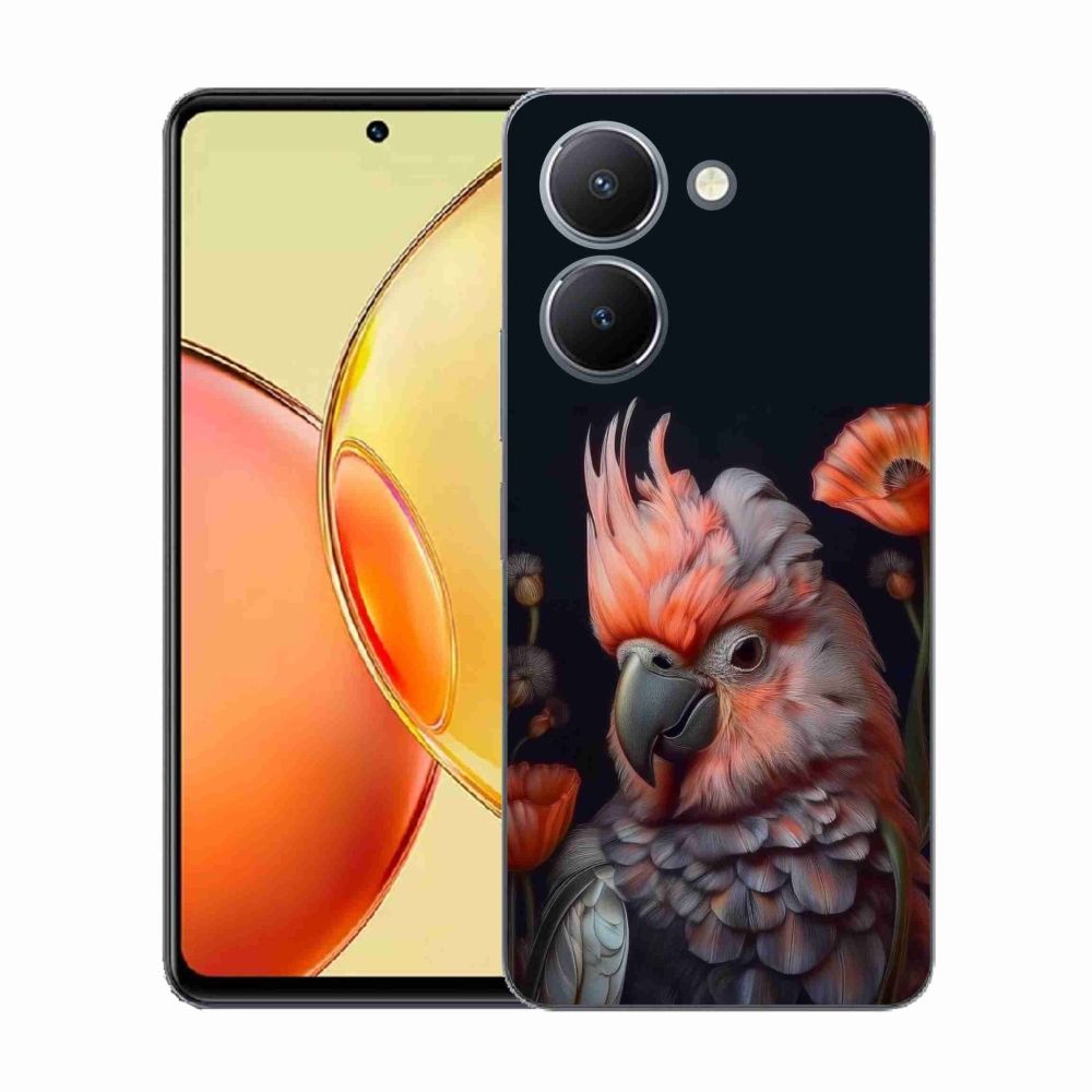 Gélový kryt mmCase na Vivo Y36 - papagáj kakadu vo farbách