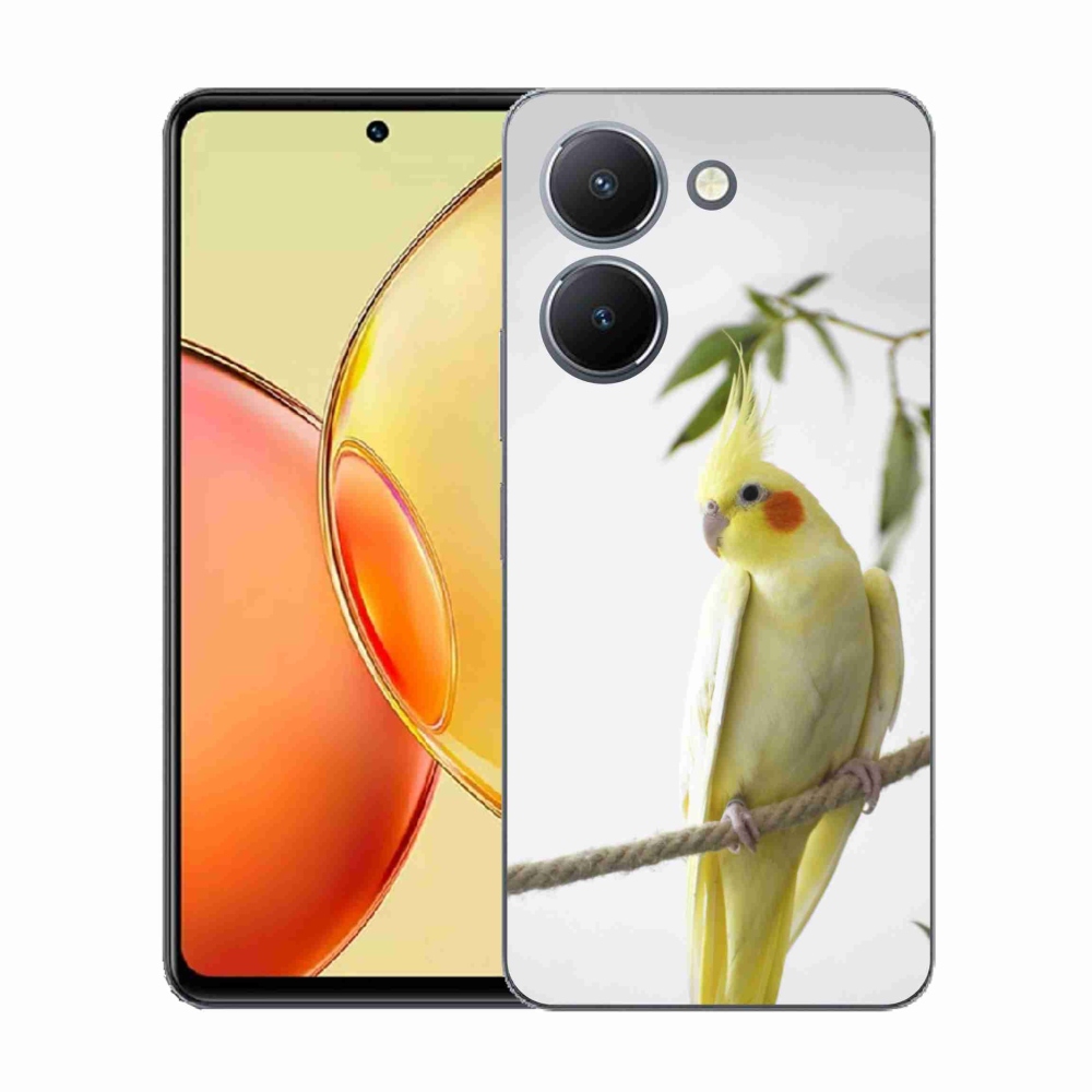 Gélový kryt mmCase na Vivo Y36 - papagáj korela chocholatá