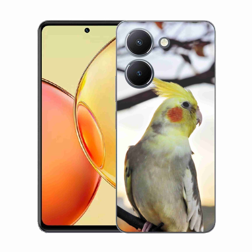 Gélový kryt mmCase na Vivo Y36 - papagáj korela