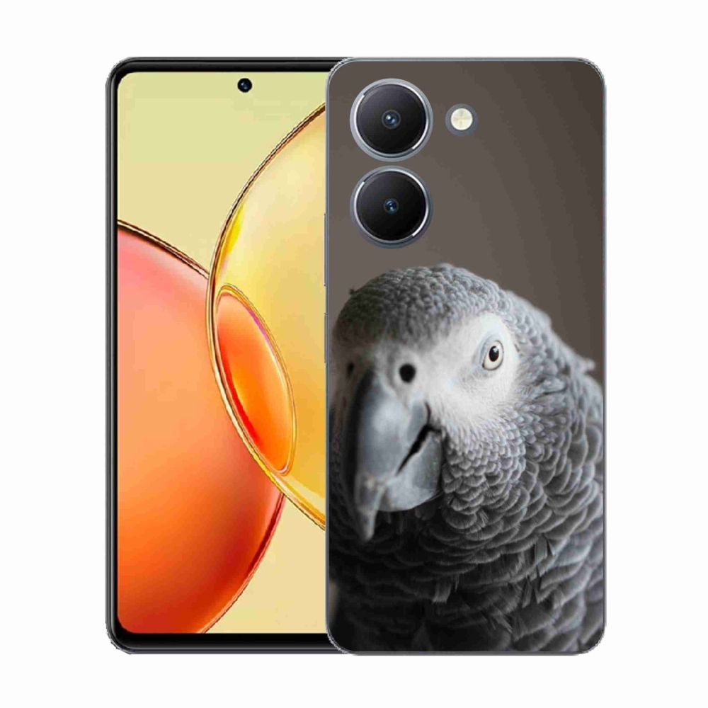 Gélový kryt mmCase na Vivo Y36 - papagáj žako 2
