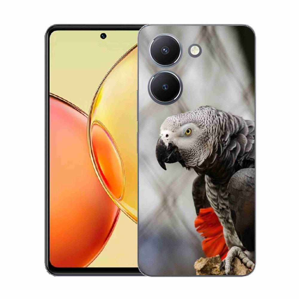 Gélový kryt mmCase na Vivo Y36 - papagáj žako 3