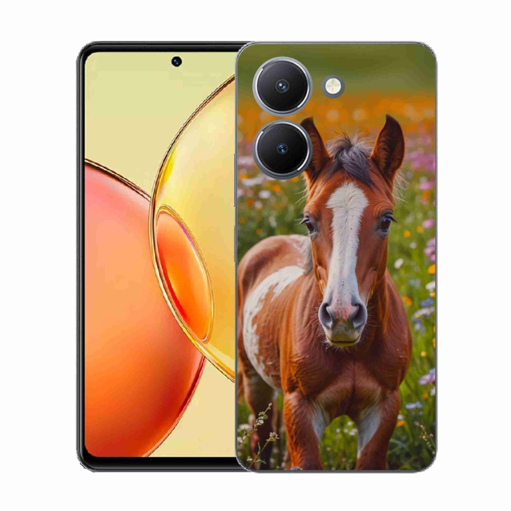 Gélový kryt mmCase na Vivo Y36 - roztomilé žriebä
