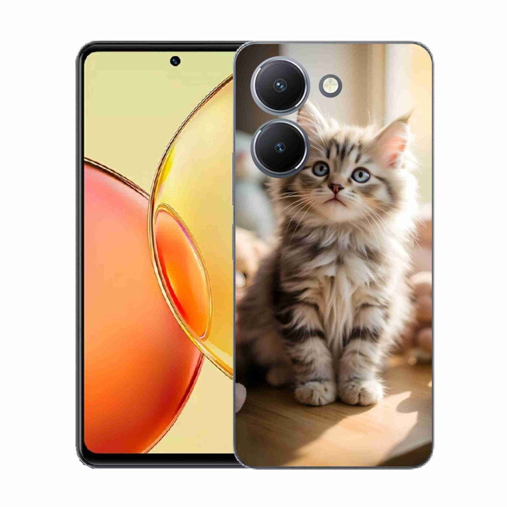 Gélový kryt mmCase na Vivo Y36 - roztomilé mačiatko 10