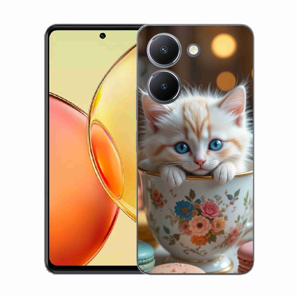 Gélový kryt mmCase na Vivo Y36 - roztomilé mačiatko 6