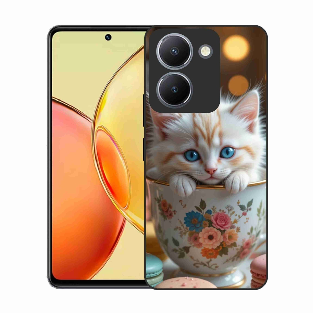 Gélový kryt mmCase na Vivo Y36 - roztomilé mačiatko 6