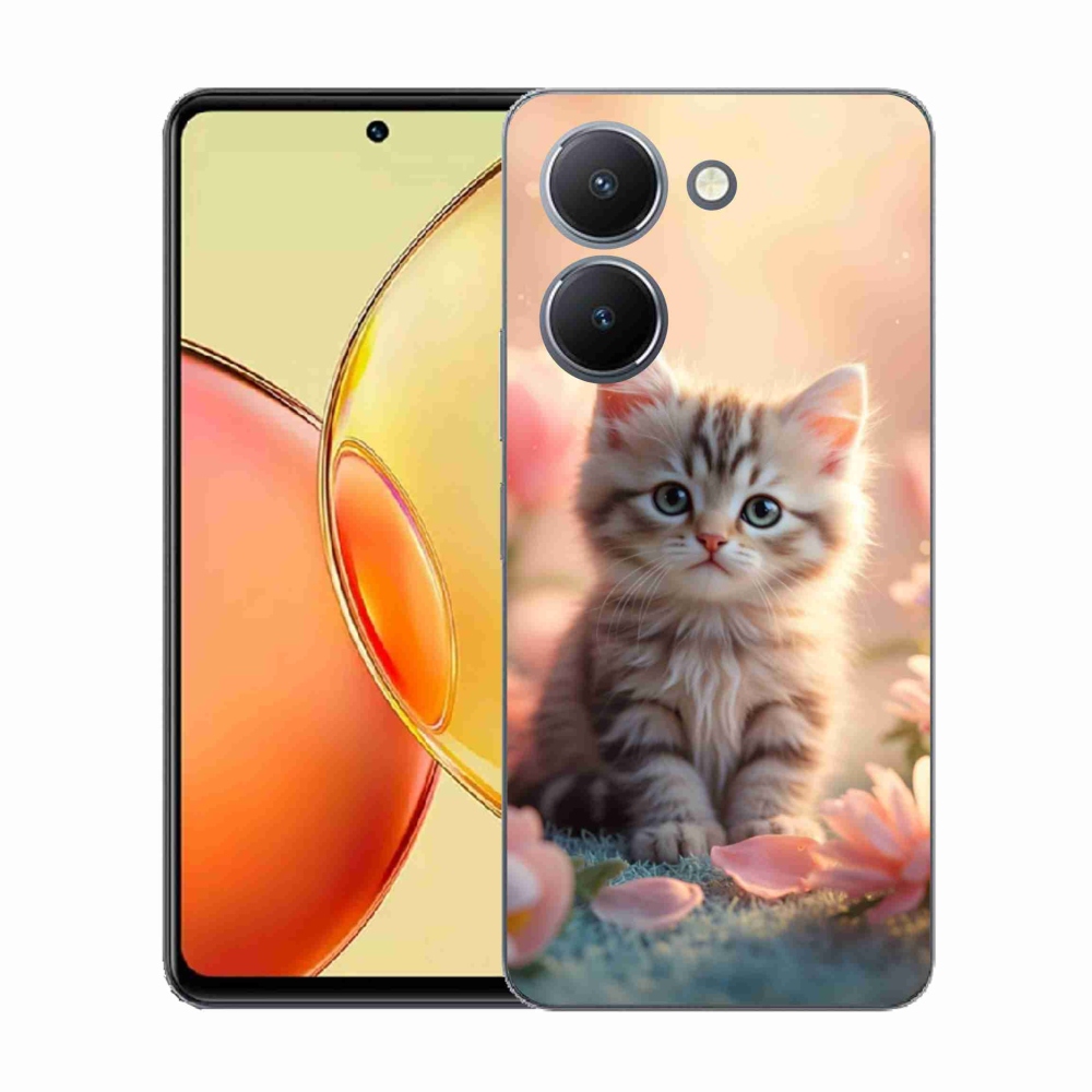 Gélový kryt mmCase na Vivo Y36 - roztomilé mačiatko 8