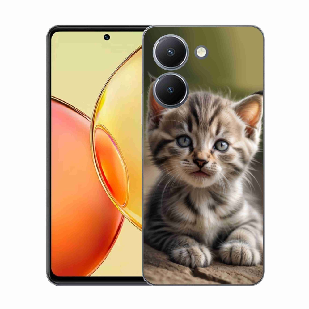 Gélový kryt mmCase na Vivo Y36 - roztomilé mačiatko 9