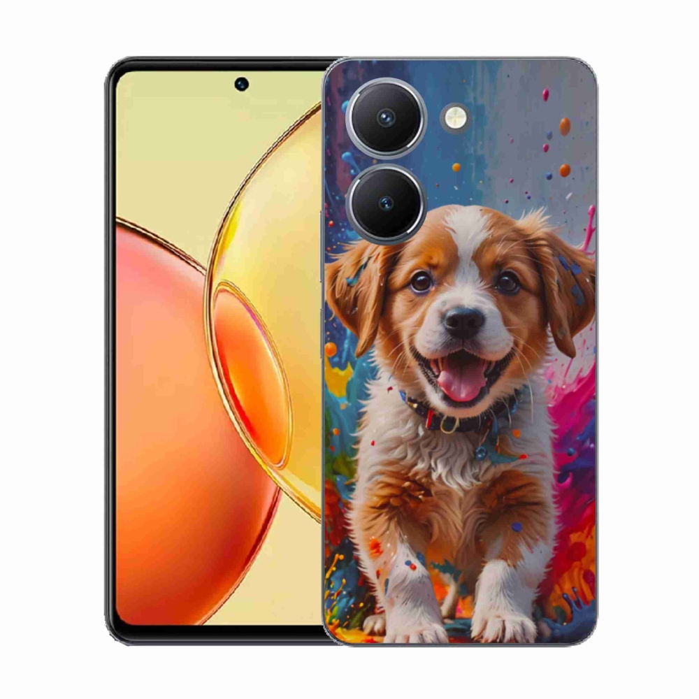 Gélový kryt mmCase na Vivo Y36 - roztomilé šteňa 3