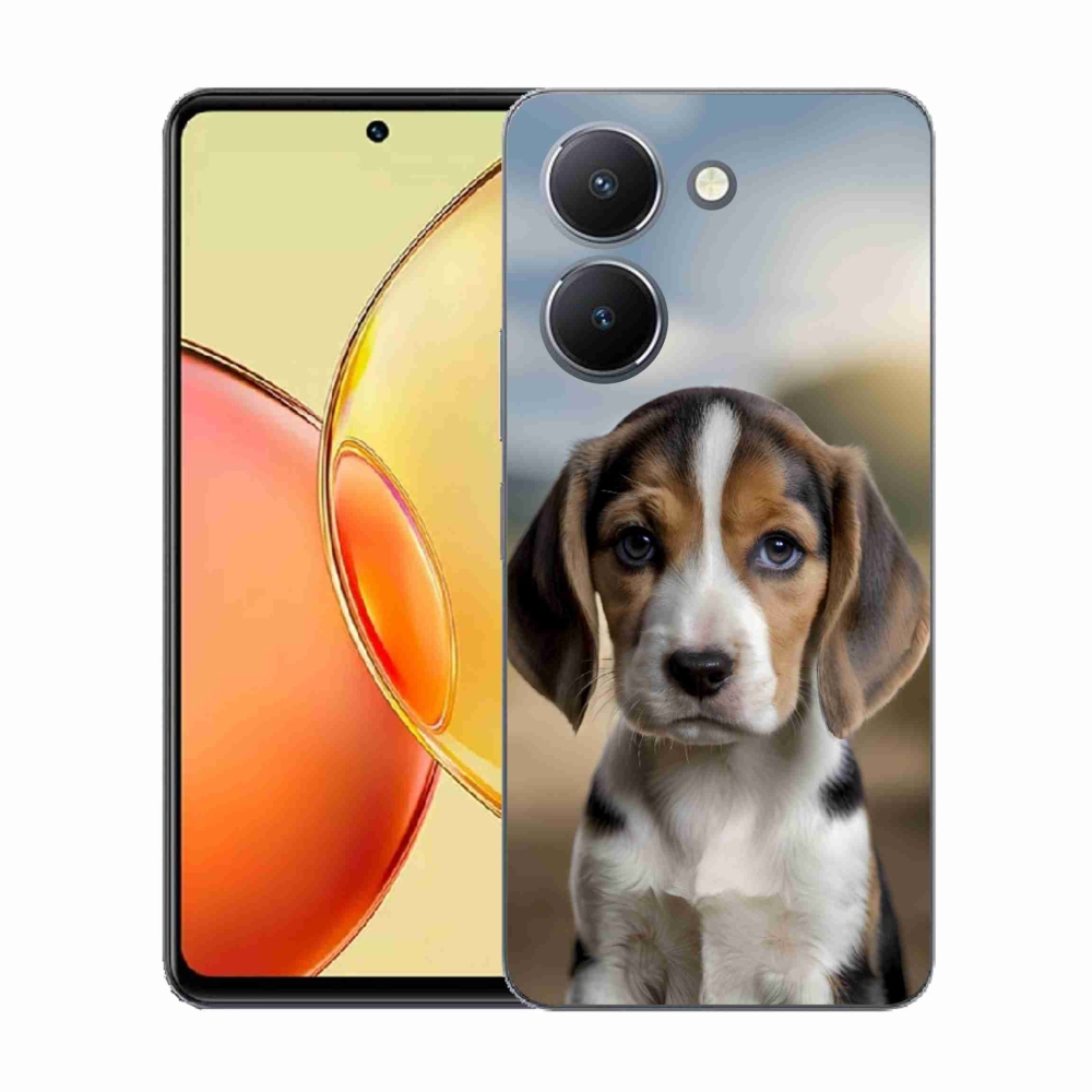 Gélový kryt mmCase na Vivo Y36 - roztomilý bígl