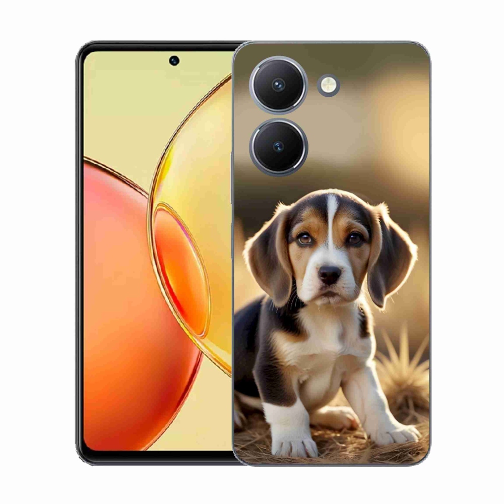 Gélový kryt mmCase na Vivo Y36 - roztomilý bígl