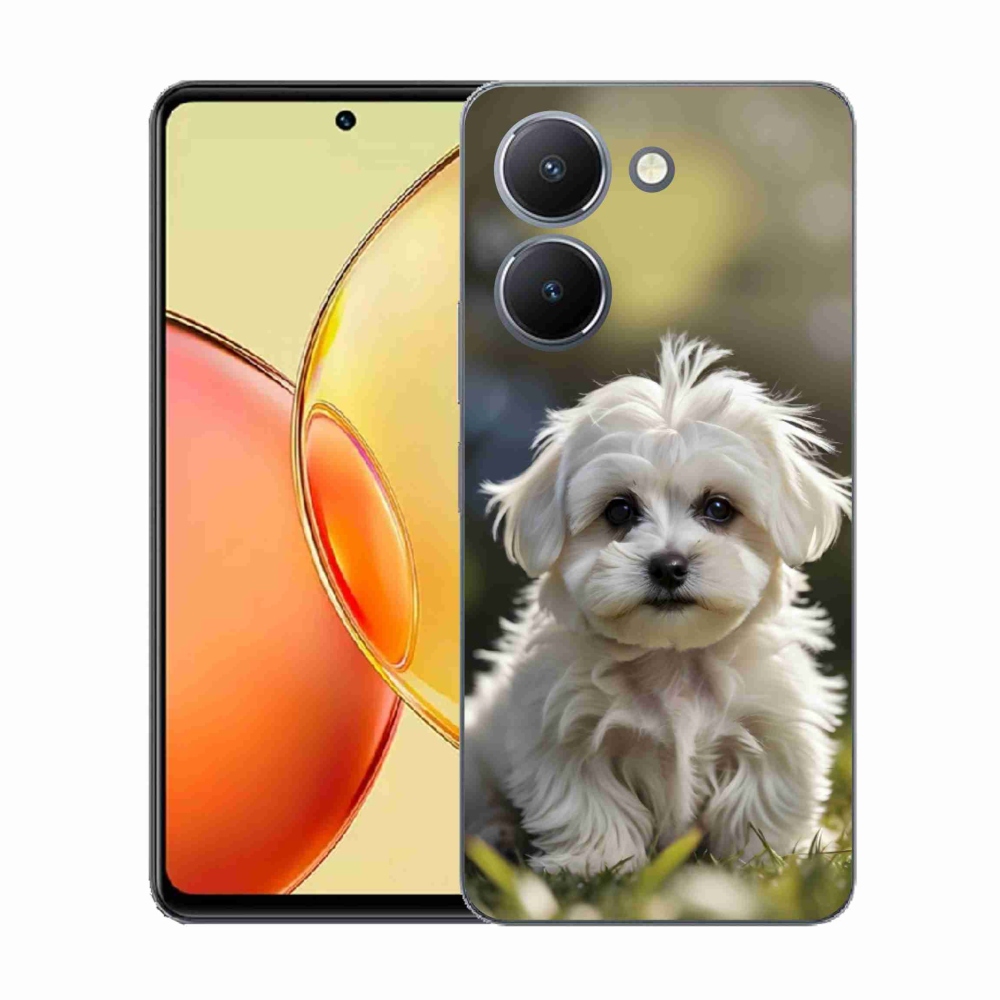 Gélový kryt mmCase na Vivo Y36 - roztomilý maltézsky psík