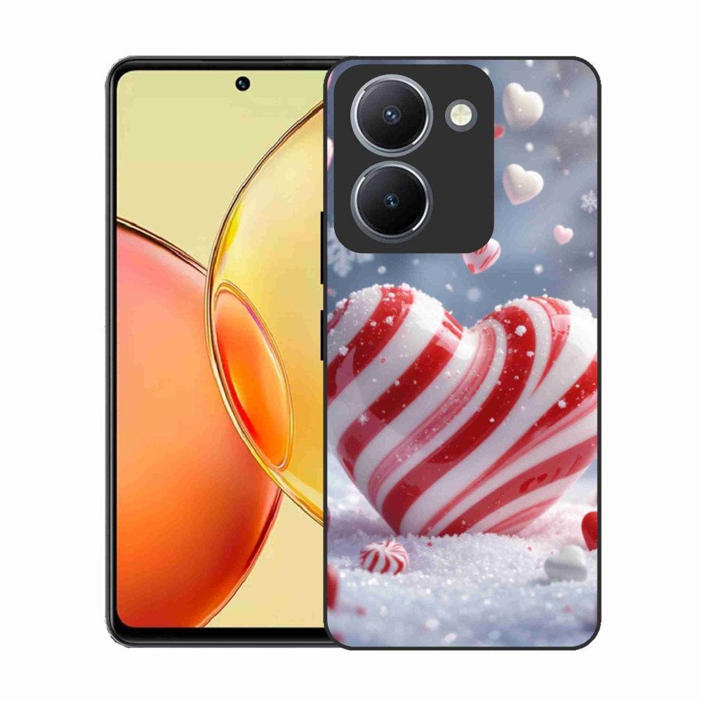 Gélový kryt mmCase na Vivo Y36 - sladké srdce