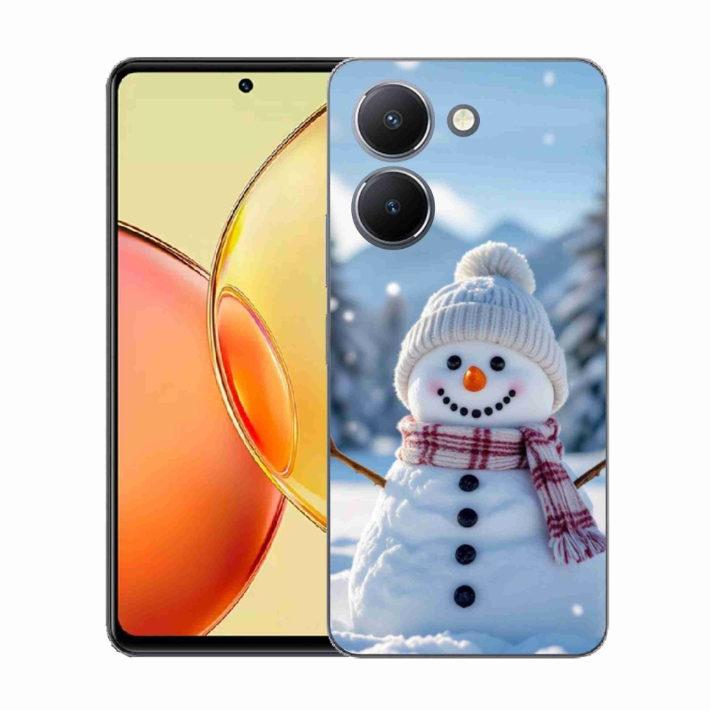 Gélový kryt mmCase na Vivo Y36 - snehuliak 3