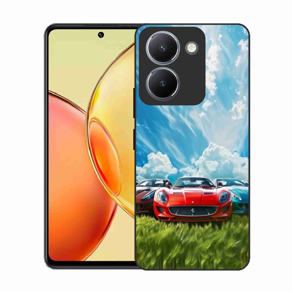Gélový kryt mmCase na Vivo Y36 - športové vozidlá