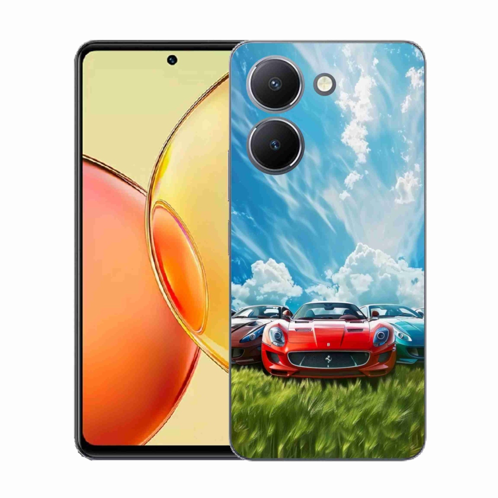 Gélový kryt mmCase na Vivo Y36 - športové vozidlá