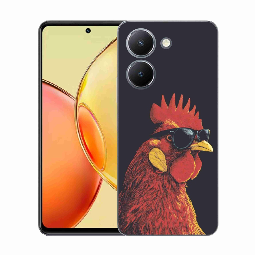 Gélový kryt mmCase na Vivo Y36 - štýlový kohút