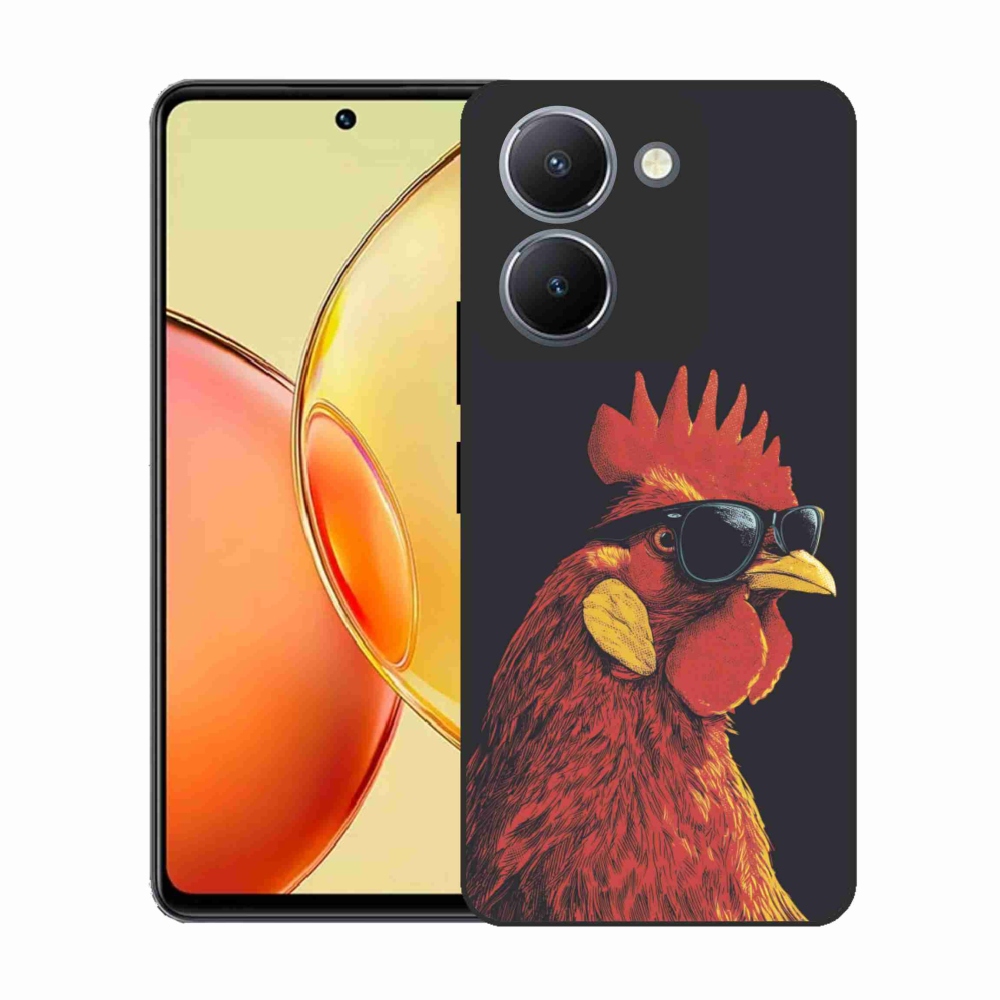 Gélový kryt mmCase na Vivo Y36 - štýlový kohút