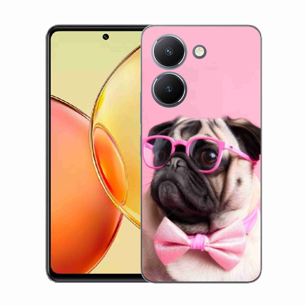 Gélový kryt mmCase na Vivo Y36 - štýlový mops