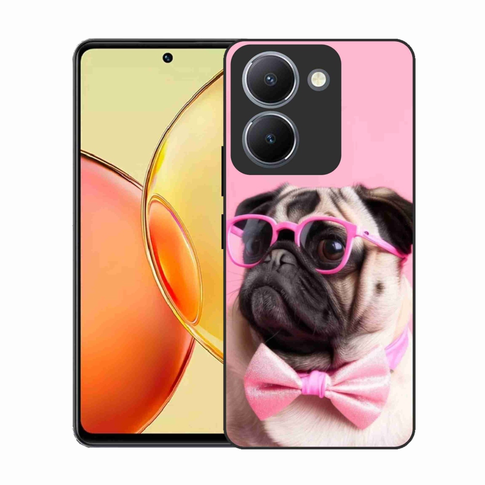 Gélový kryt mmCase na Vivo Y36 - štýlový mops