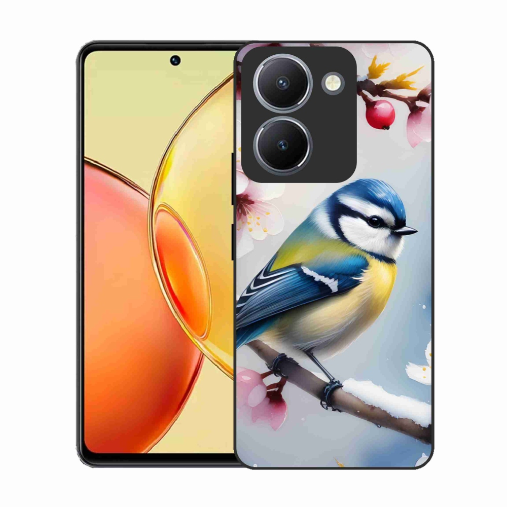 Gélový kryt mmCase na Vivo Y36 - sýkorka