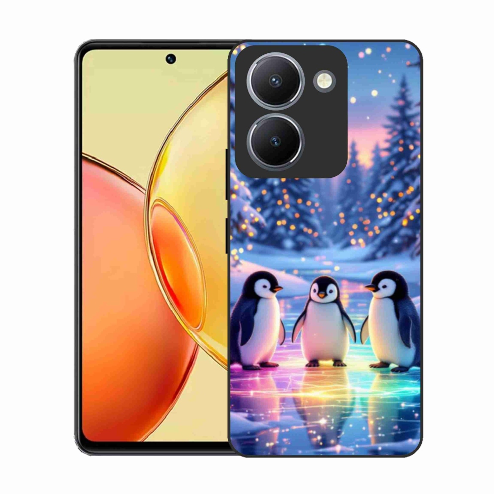 Gélový kryt mmCase na Vivo Y36 - tučniaky