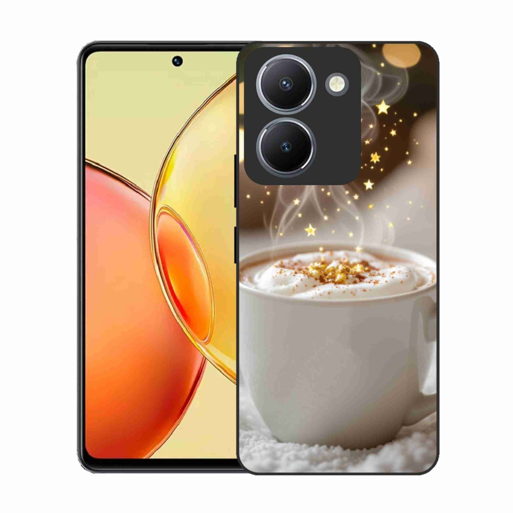 Gélový kryt mmCase na Vivo Y36 - vianočný horúci nápoj